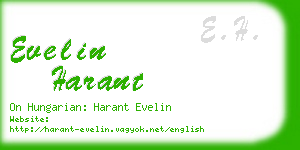 evelin harant business card